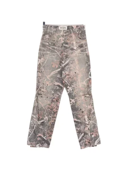 Džíny Satoshi Nakamoto hnědé