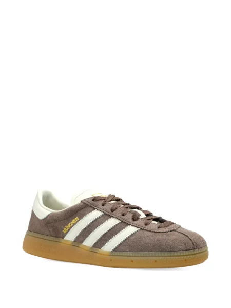 Sneakerși Adidas Superstar cu șireturi din dantelă maro