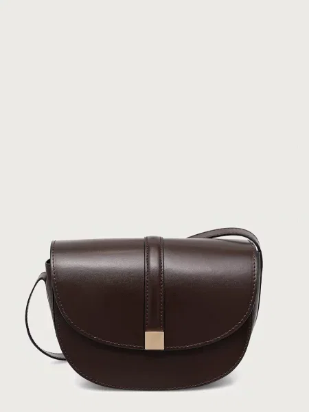 Marc O'Polo geantă crossbody pentru femei din piele maro