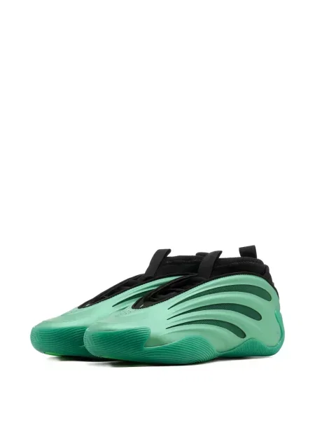 Sneakerși Adidas Superstar cu dungi verde