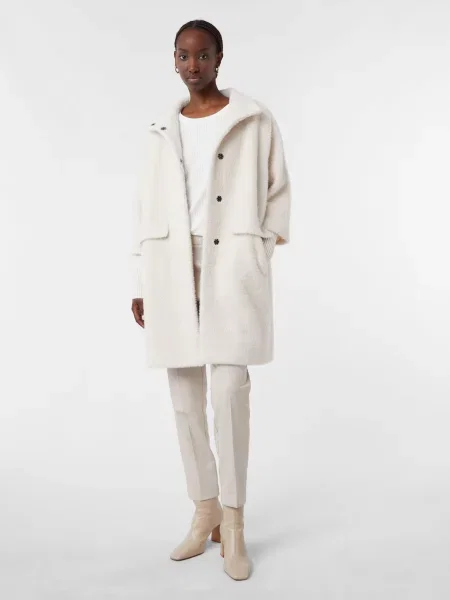 COMMA Prehoden plašč bela