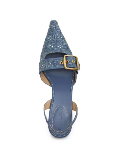 Pantofi cu toc Coach albastru