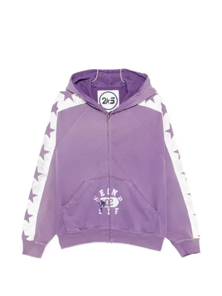 Hoodie Secnd Slf με σχέδιο μωβ