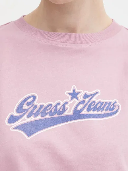 Футболка Guess Jeans фіолетовий