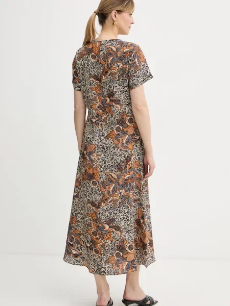 Weekend Max Mara rochie de mătase CRESPO