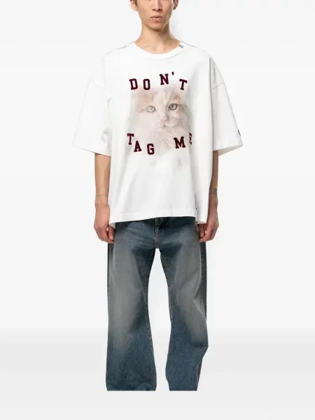 Tricou Maison Mihara Yasuhiro alb