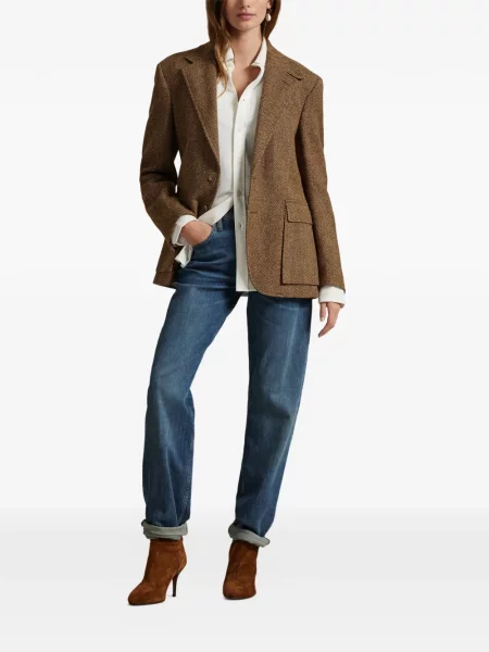 Cu centură curea Polo Ralph Lauren tricotate cu dungi albastru