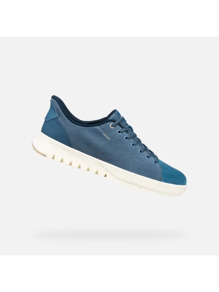 Sneakerși Geox albastru