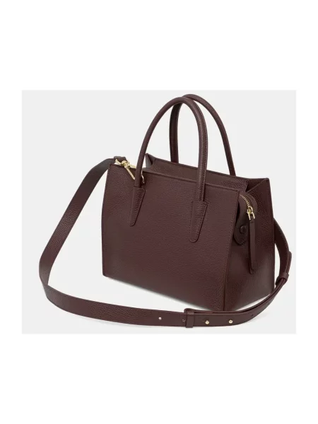 Coccinelle torebka crossbody skórzana brązowa