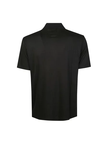 Koszulka polo Emporio Armani z krótkim rękawem czarna