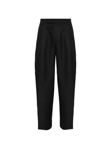 Pantaloni Studio Nicholson de lână negru