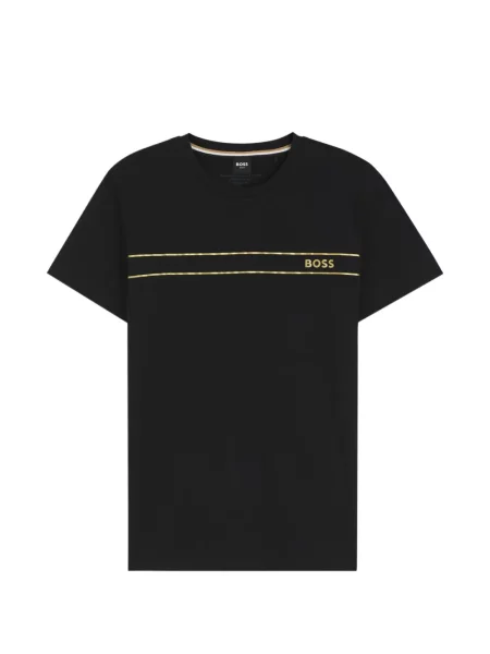 Tricou Boss cu autograf negru