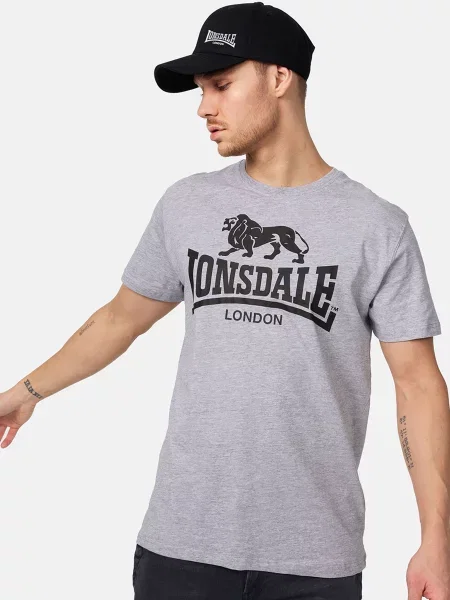 Футболка Lonsdale сірий