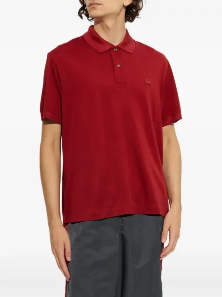 Selyem klasszikus pólóing Lacoste piros