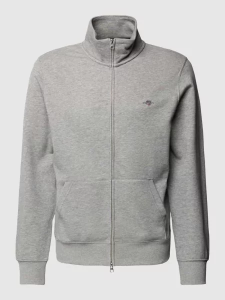 Bluza rozpinana Gant szara