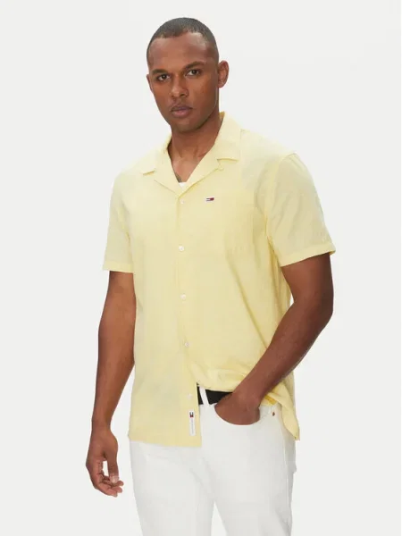 Tommy Jeans Cămașă galben