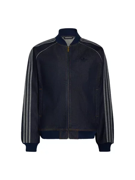 ADIDAS ORIGINALS Geacă de primăvară-toamnă SST Adicolor albastru închis gri