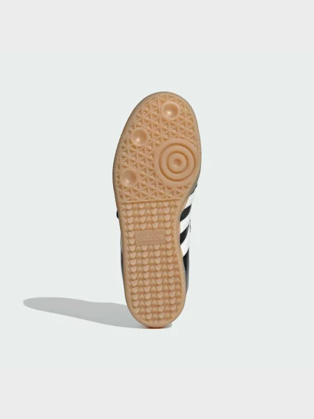 Кожаные балетки Adidas зеленые