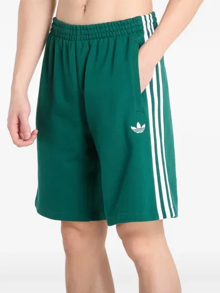 Tricou cu dungi Adidas cu dungi cu broderie din jacard negru