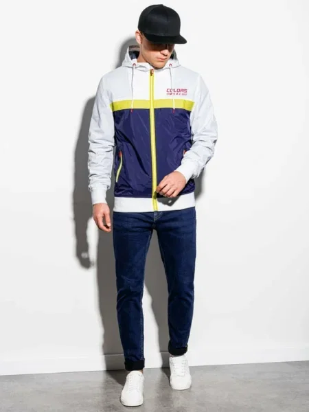 Яке Ombre Clothing бяло