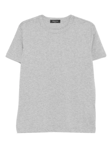 Tricou Fabiana Filippi cu decolteu rotund gri