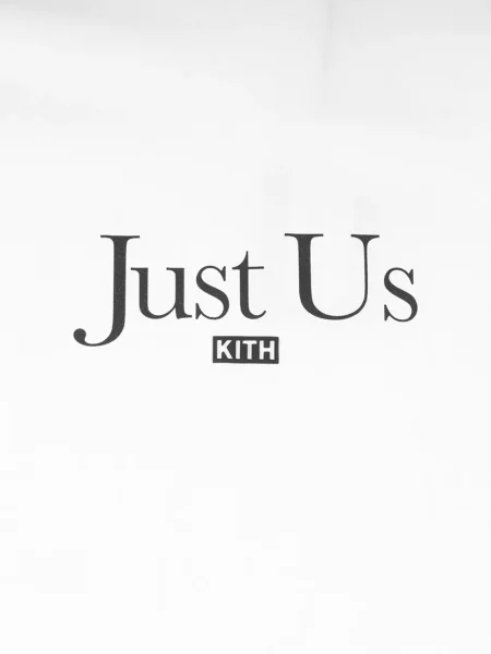 Tricou Kith cu imagine alb