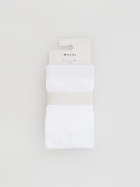 Reserved punčocháče z mikrovlákna 20 DEN 2 pack bílé