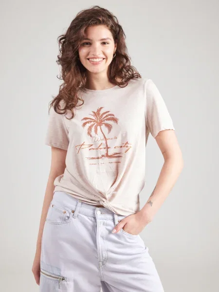 ONLY Tricou ONLCARRIE maro gri