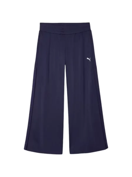Pantaloni Puma alergare cu autograf albastru