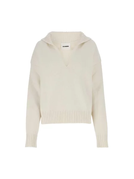 Sweter Jil Sander biały