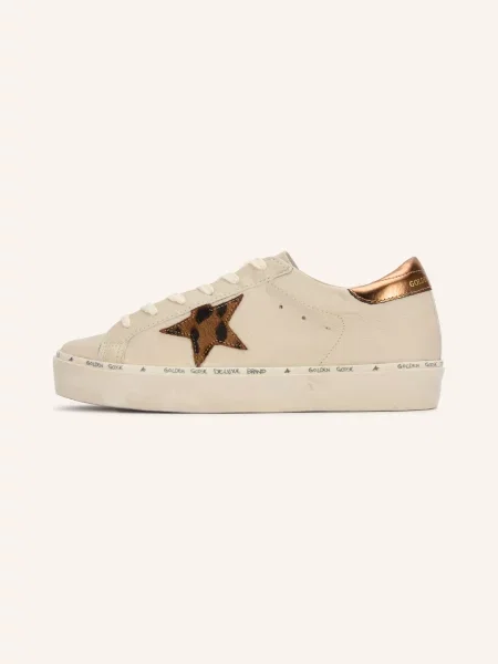 Golden Goose Sneakersy Hi Star krémová / hnědá černá
