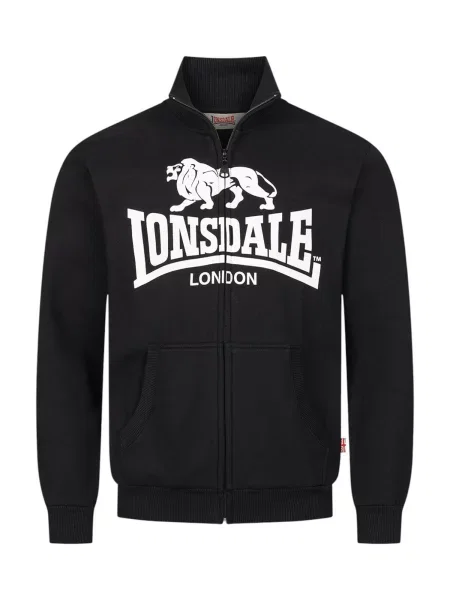 Bluza zapinana na błyskawiczny Lonsdale Blencarn biała
