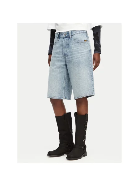 G-Star Raw Farmer rövidnadrág Clean Edge Wide Fit világoskék
