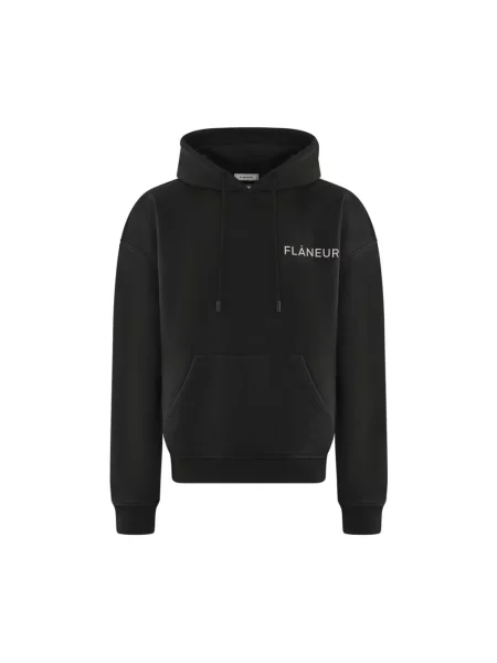 Bluza Flâneur z logo czarna