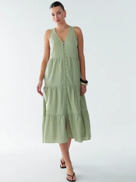 BWLDR Rochie Polly deschis verde