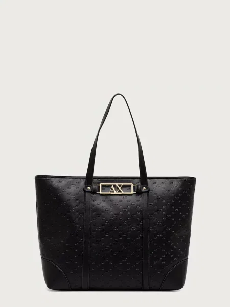 Armani Exchange Geantă shopper negru