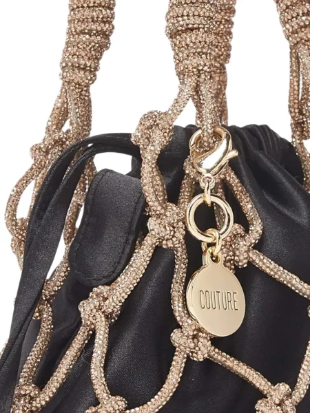 Geantă shopper Judith Leiber negru