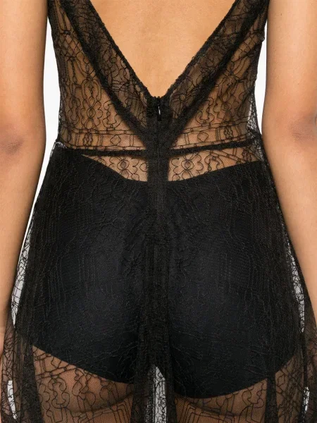 Rochie Atu Body Couture cu broderie din dantelă negru
