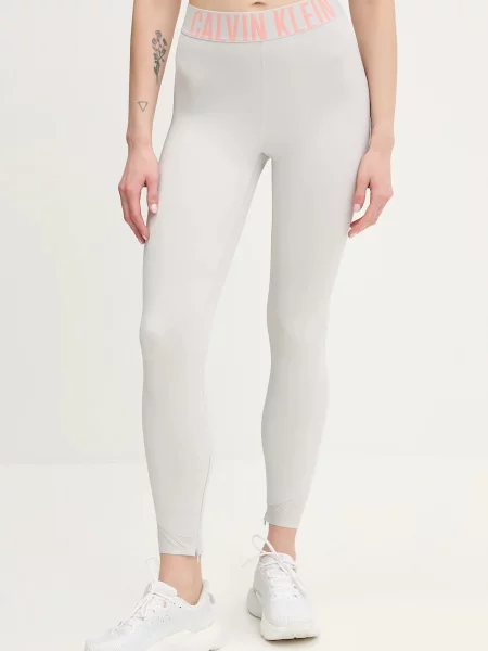 Antrenament pantaloni Calvin Klein Performance gri