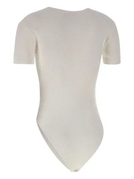 Body Vivienne Westwood cu nervuri alb