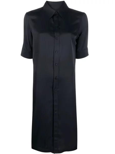 Rochie tip cămașă Jil Sander scurtă albastru