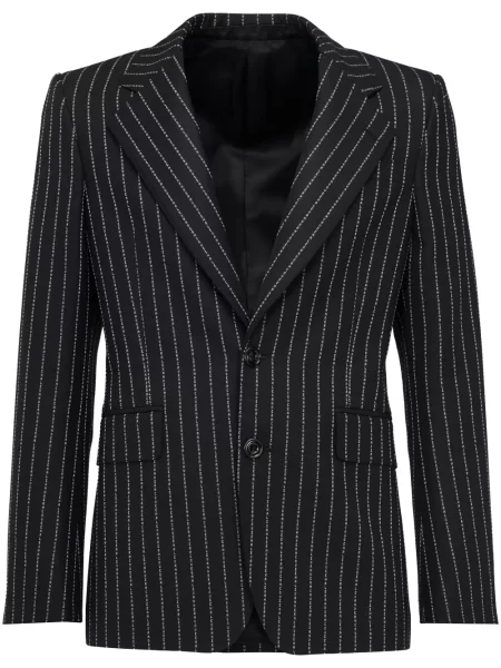 Sacou Alexander Mcqueen cu dungi negru