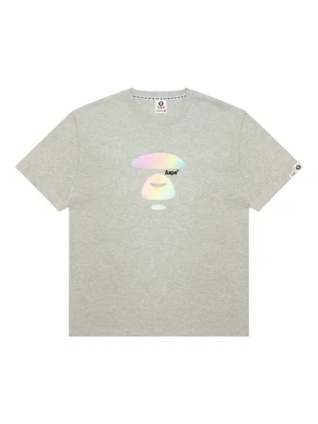 Tricou Aape By A Bathing Ape cu imagine gri