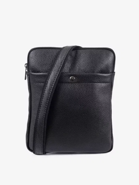 Кожаная сумка кросс-боди Inbag черная