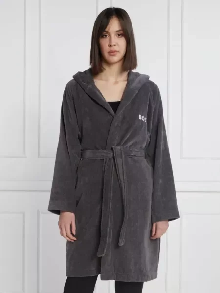 BOSS BLACK Köntös PLAIN | Relaxed fit fekete
