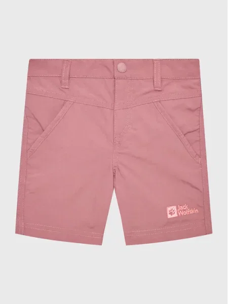 Šortky z materiálu Jack Wolfskin fialové