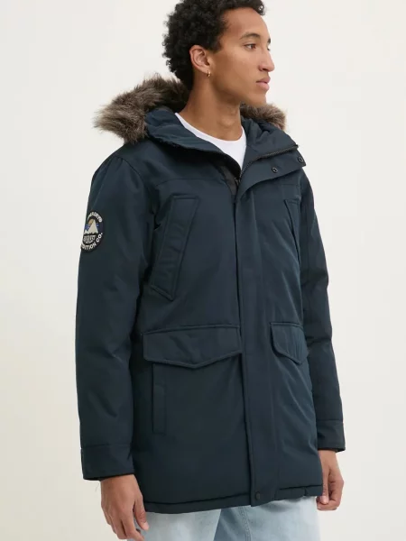 Geacă parka Superdry albastru
