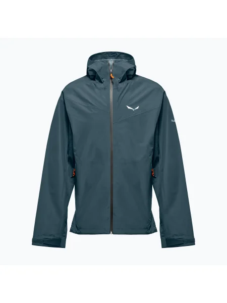 Geacă de ploaie pentru bărbați Salewa Puez Aqua 4 PTX pond albastru