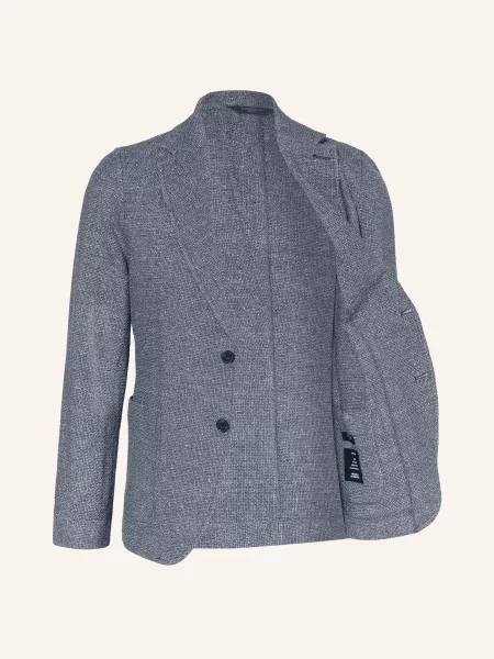 Circolo Sako Ze Svetru Slim Fit S Lnem modrá bílá