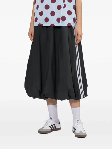 Fustă midi Adidas negru